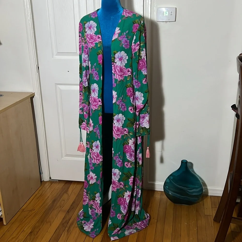 Lovers + Friends Floral Duster Women’s Small - Picture 3 of 7